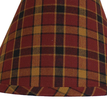 Homestead - Red Lampshade 6 Inch Candle Clip 6C330017 - The Fox Decor
